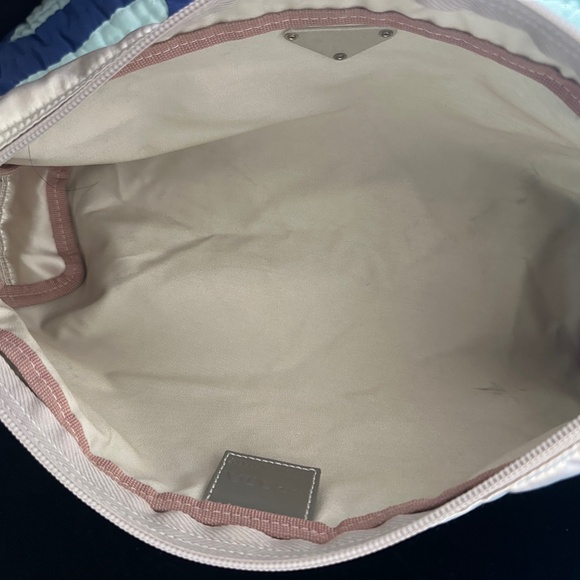 Prada size 40 silver silk-satin ballerina flats & matching silk-satin clutch - Picture 5 of 13